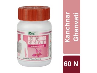 Divya Pharmacy, KANCHNAR GHAN VATI, 60 Tablet, Old Age Inflammations